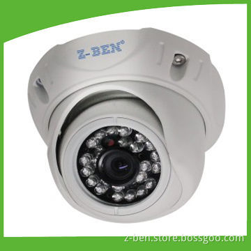 Color CCD Dome Camera with 700TVL Resolution, 20m IR Distance and Multiple Languages OSD